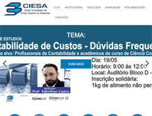 Tablet Screenshot of ciesa.br